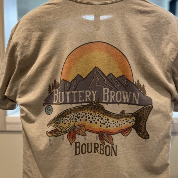 Buttery Brown Bourbon Short Sleeve Shirt